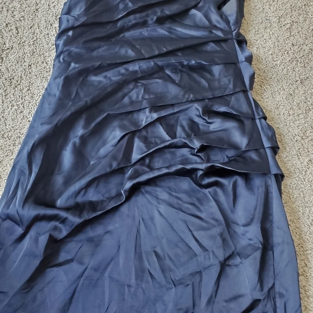 Express One Shoulder Ruched Dress